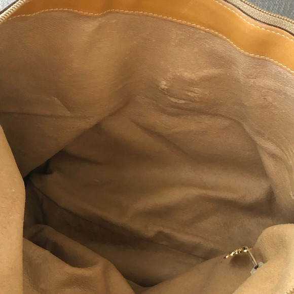 Vintage 90s Gucci GG Brown Leather Shoulder Bag 15" X 9" Crossbody Guccissima - Picture 15 of 16